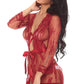 Delicate Lace Short Robe