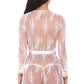 Delicate Lace Short Robe