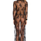 Long Lace Babydoll Robe