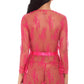 Delicate Lace Short Robe