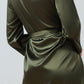 Plus Size Classic Satin Robe