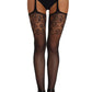 Jacquard Garter Pantyhose