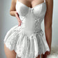 Lace Skirted Babydoll Set