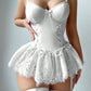 Lace Skirted Babydoll Set