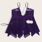 Mesh and Lace Pom Pom Babydoll