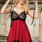 Satin and Lace Babydoll