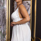 Plus Size Deep V Mesh Babydoll