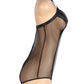 Pleather Deep V Halter Chemise