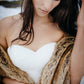 Brown Faux Fur Shawl (Butterfly Brw04)