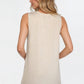 Trophy Yoga relaxed fit tank top made in USA in ivory fabric for casual wear