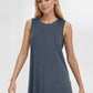 Trophy Yoga relaxed fit tank top, made in USA, sleeveless design in soft neutral fabric