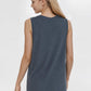 Trophy Yoga relaxed fit tank top made in USA, sleeveless shirt in a soft casual style