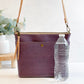 VISIONARY Amethyst crossbody bag by Carry Courage in purple with adjustable strap