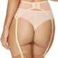 Sheer Mesh Embroidered Garter Belt Gorteks Soleil-1