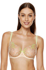 Sheer Mesh Demi Cup Bra Gorteks Soleil-0