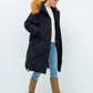 Vivienne Genuine Red Fox Trim Down Insulated Coat