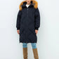 Vivienne Genuine Red Fox Trim Down Insulated Coat