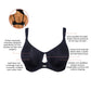 Emily Full Busted Unlined Non-Padded Wired T-Shirt Bra - Black