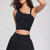 Pleated Tennis Skirt - Black