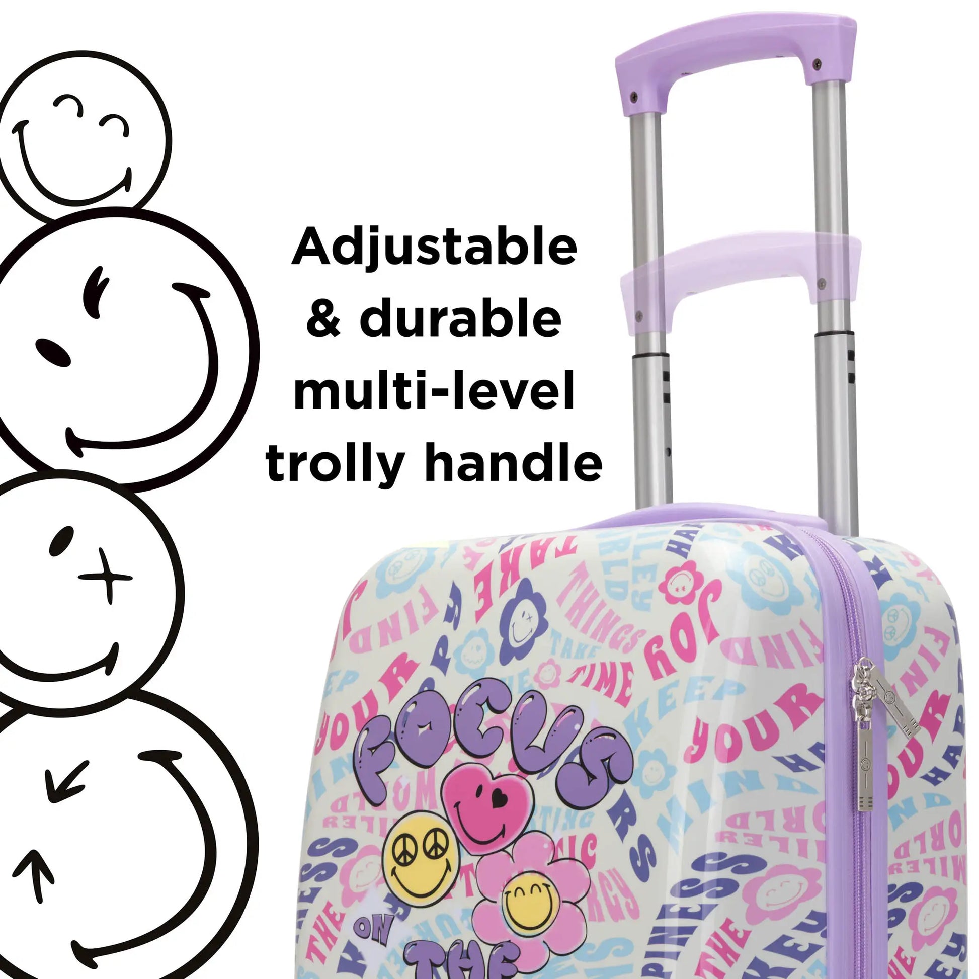 Kids Adventure 18" 5-Piece Carry-on Suitcase Set-3