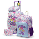 Kids Adventure 18" 5-Piece Carry-on Suitcase Set-0