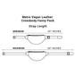 Shield Your Body SYB Metro vegan leather crossbody fanny pack size chart for mobile phone accessories