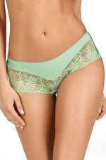 Semi Sheer Boyshorts Panty Sawren Mint-0