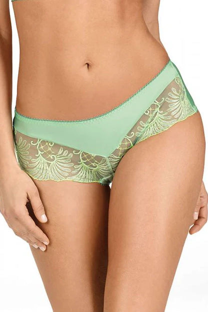 Semi Sheer Boyshorts Panty Sawren Mint-0
