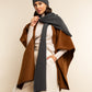 Napoli (dark grey) - Italian 100% cashmere ribbed scarf (unisex)