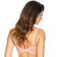 Gorteks Scarlet Powder Pink Semi Sheer Half Padded Bra-1