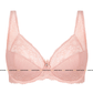 Gorteks Scarlet Powder Pink Semi Sheer Half Padded Bra-4