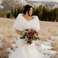 Ivory White Fur Wrap (Penelope Wht01)