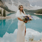 Ivory / White Fur Plus Size Bride (Lilian Ivy03)