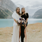 Ivory / White Fur Plus Size Bride (Lilian Ivy03)