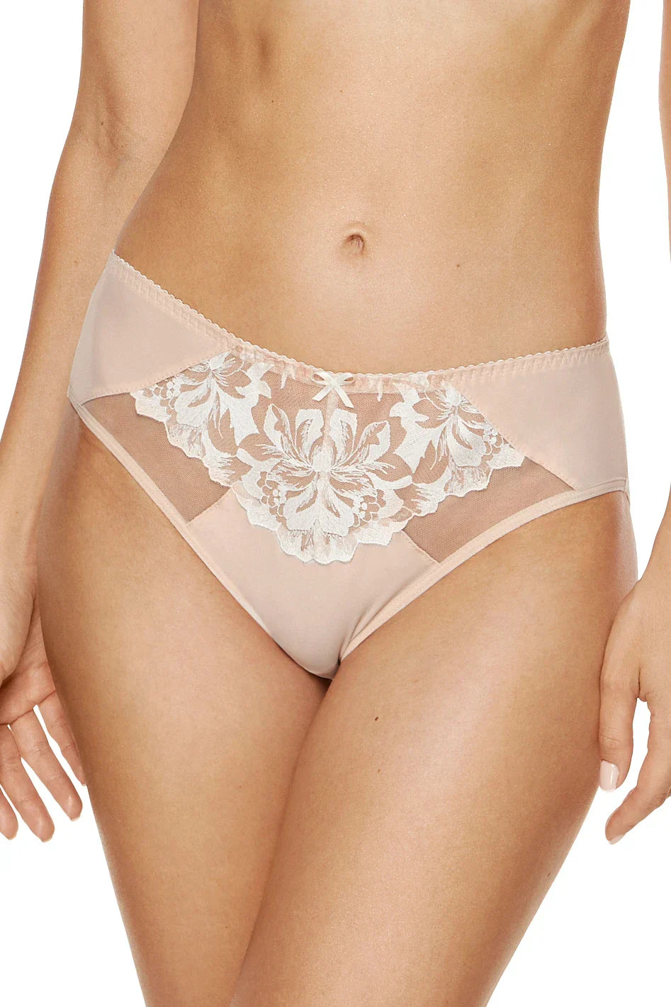 Gorteks Egerie Semi-Sheer Embroidred Bikini Panty-0