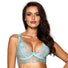 Lavinia Axami Alice sheer deep plunge longline bra with intricate lace details and supportive underwire, designed for a seductive fit.