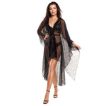 Axami Black Panther Sheer Lace Robe-0