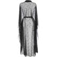 Axami Black Panther Sheer Lace Robe-3