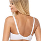 PariPari Athina Sheer Embroidered Bra White