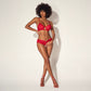 Sheer Bra & Crotchless Shorty Set Mapale Aura-3