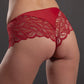 Sheer Lace Tanga Panty Lavinia Dare Me Red-1