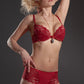 Sheer Lace Tanga Panty Lavinia Dare Me Red-2