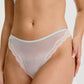 Blush Lotus Mint Sheer Lace Trim High Leg Bikini-1