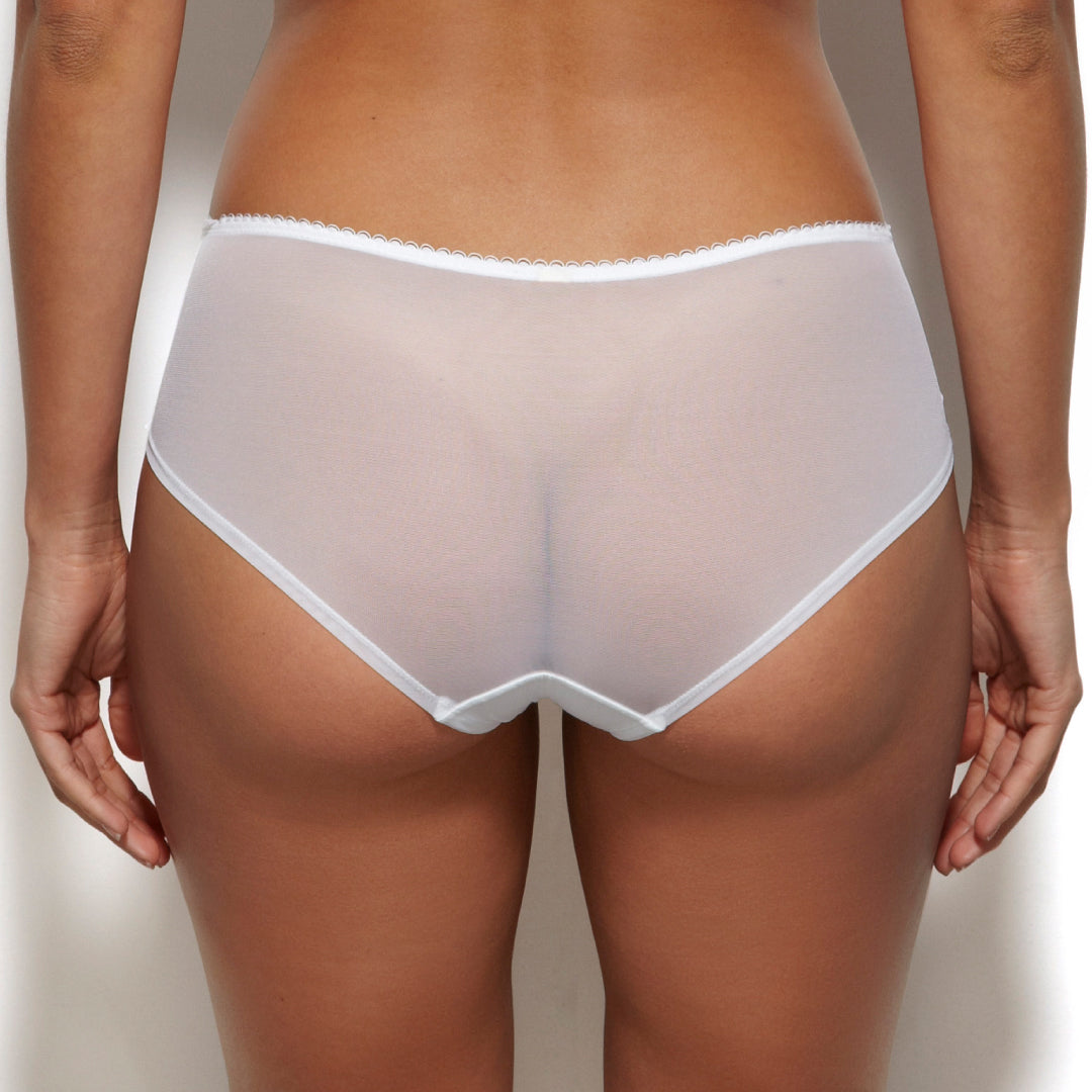 Gossard Superboost Lace White Sheer Shorts Panty-1
