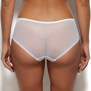 Gossard Superboost Lace White Sheer Shorts Panty-1