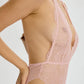 Blush Iris Sheer Eyelash Lace Bodysuit