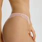 Blush Iris Sheer Eyelash Lace Thong Panty-2