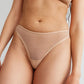 Blush The Mesh Bare Sheer High Leg Thong Panty-3
