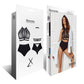 Demoniq Paloma Sheer Lace Bra & High Waist Shorts