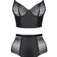 Sheer Lace Longline Bra & High Waist Briefs Demoniq Yessenia-3